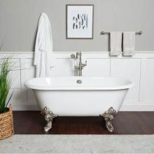 Maidstone 2201MDE-61-0-4 - Eperney Cast Iron Clawfoot Double Ended Tub - No Faucet Drilling