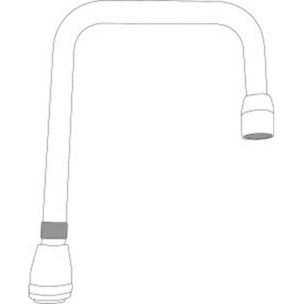 Chrome commerical spout