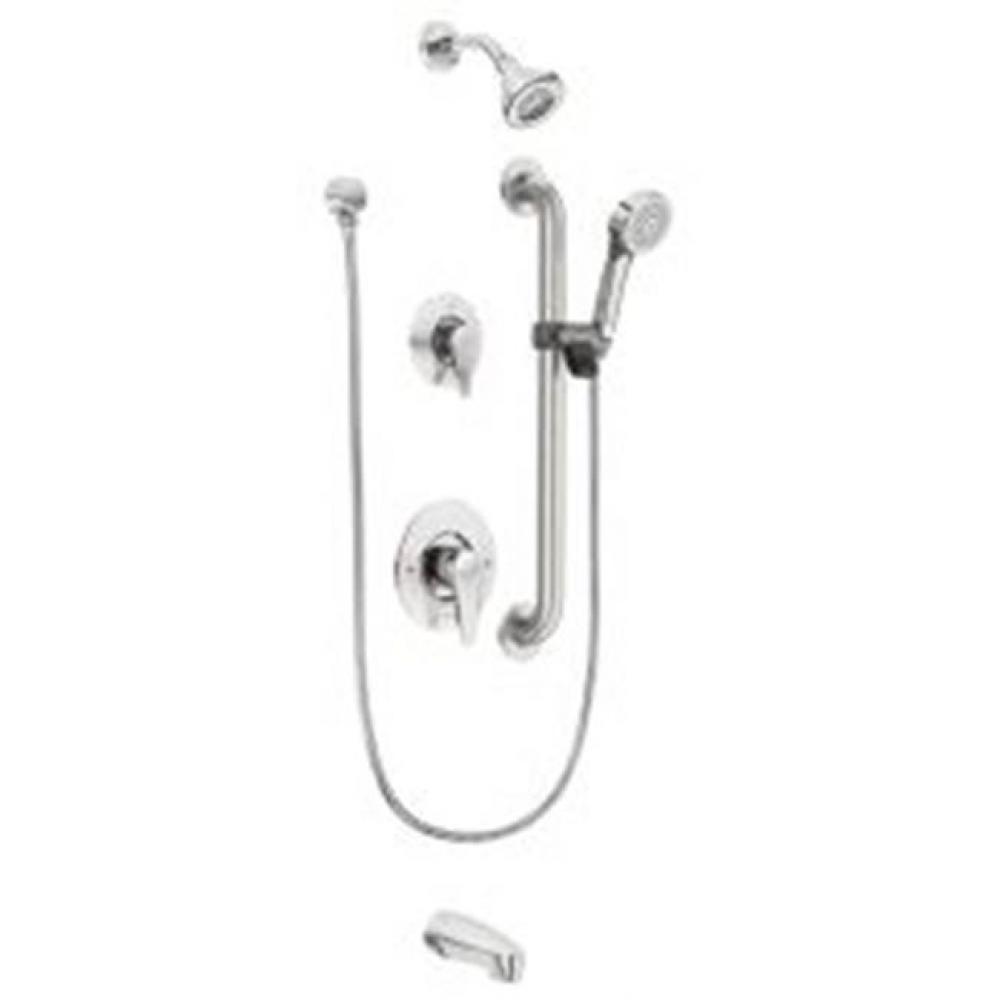 Chrome transfer Posi-Temp(R) all-metal trim kits
