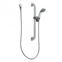 Moen Commercial 52224GBM15 - Chrome/stainless slide bar/grab bar shower