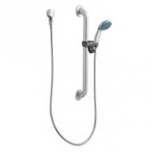Moen Commercial 52224GBM17 - Chrome/stainless slide bar/grab bar shower