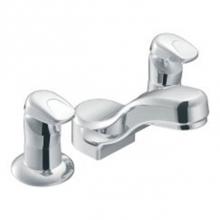 Moen Commercial 8889 - Chrome two-handle metering lavatory faucet