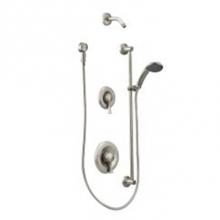 Moen Commercial T8342NHCBN - Classic brushed nickel transfer Posi-Temp(R) all-metal trim kits