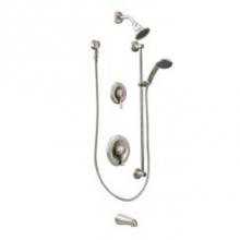 Moen Commercial T8343EP15CBN - Classic brushed nickel transfer Posi-Temp(R) all-metal trim kits