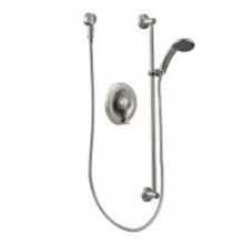 Moen Commercial T8346EP15CBN - Classic brushed nickel Posi-Temp(R) all-metal trim kits