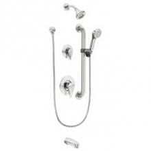 Moen Commercial T9343GBM25 - Chrome transfer Posi-Temp(R) all-metal trim kits