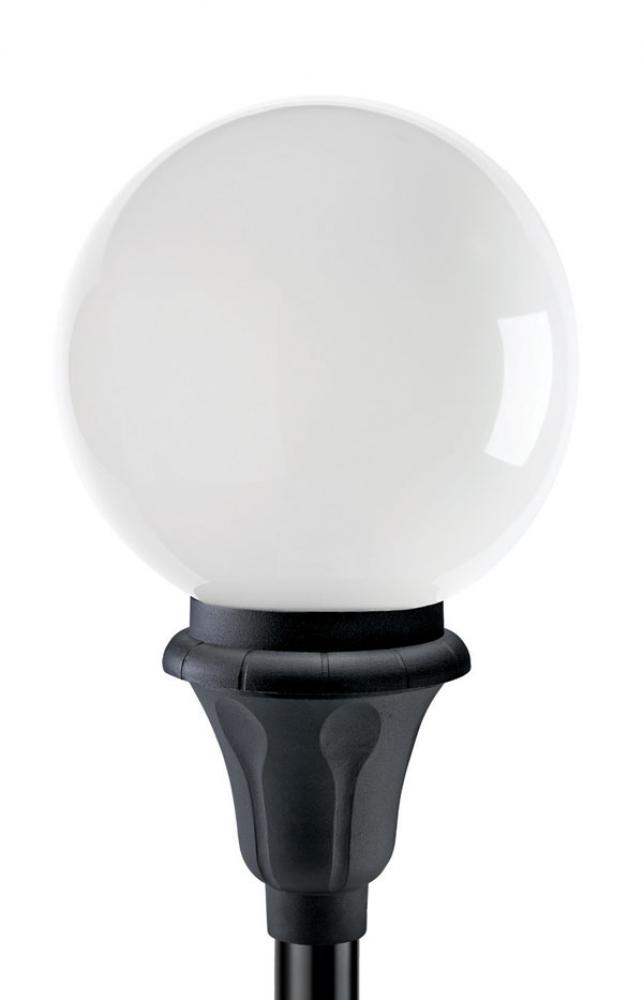 PARK PLACE, STYLE &#34;A&#34;  BLACK, CLEAR GLOBE 18&#34;, SOCKET ONLY